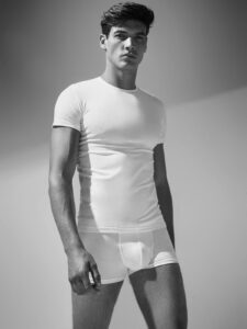 T-shirt  Enrico Coveri girocollo mezza manica in  cotone elastico