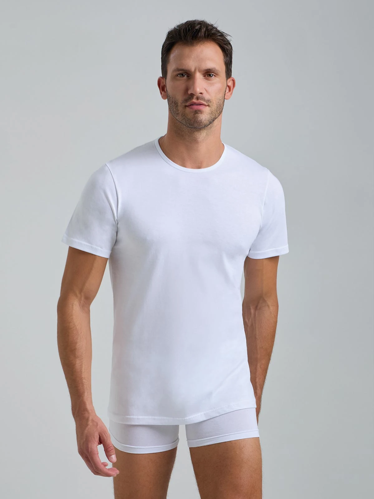 T-shirt  Il Granchio girocollo mezza manica in morbido cotone