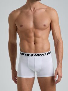 Boxer Lotto in cotone con elastico logato
