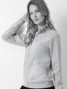 Full zip donna Enrico Coveri linea relax in cotone